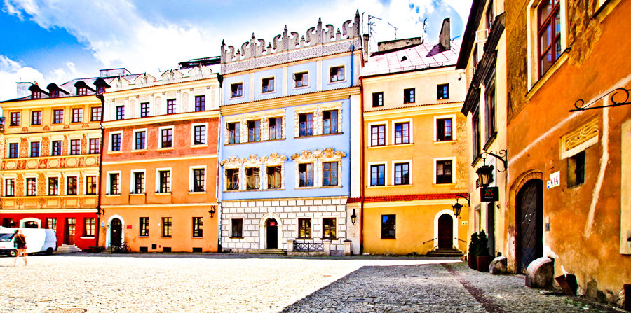 Rynek starówki w Lublinie