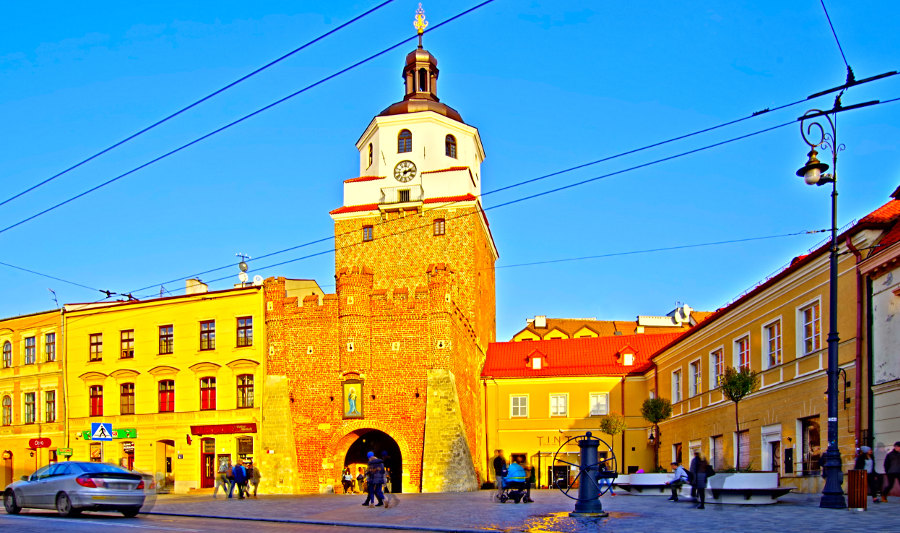 Rzut oka na Bramę Krakowską