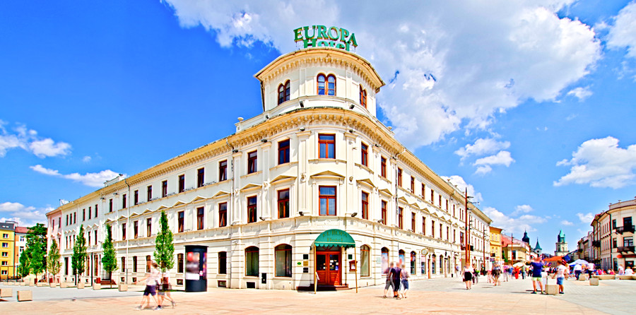 Hotel Europa i lubelski deptak - zdjęcie do galerii