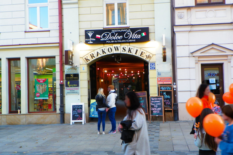 W Restauracji Dolce Vita w Lublinie, można zjeść dobry obiad i wypić grzane wino