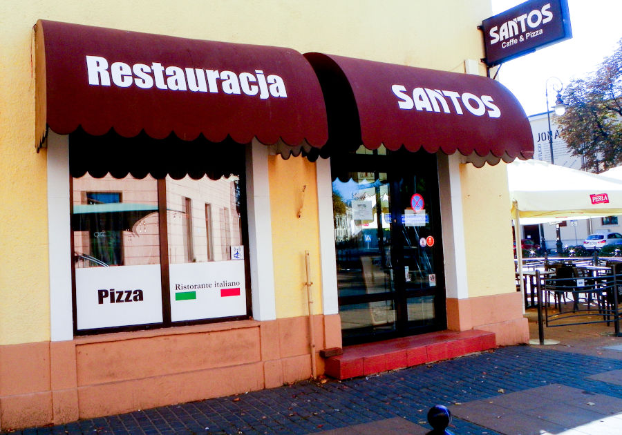 Można zjeść lunch w Restauracji Santos w Lublinie
