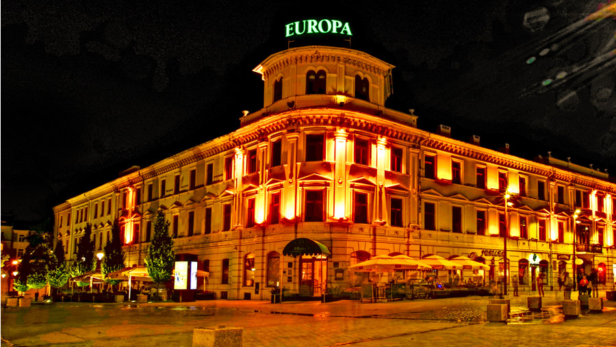 Hotel Pałace Europa Lublin o północy