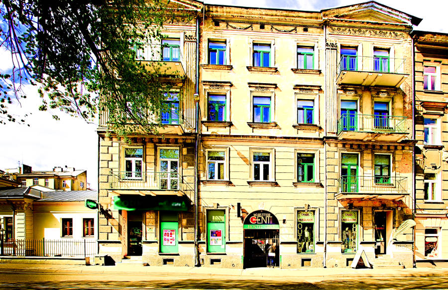 Tani hostel, Cent Hostel, zlokalizowany w centrum Lublina, na zdjęciu do galerii