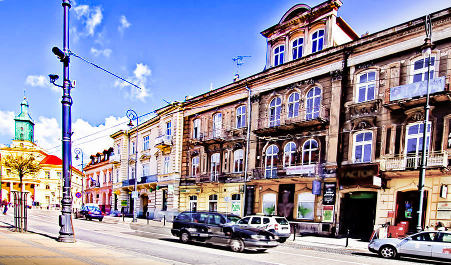Tani hostel, Hostel Królewska w centrum Lublina, na zdjęciu do galerii