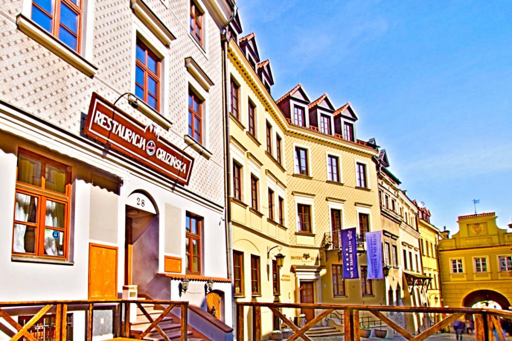 Restauracja Gruzińska Tbilisi w Lublinie, z ulicą Grodzką, na zdjęciu do galerii