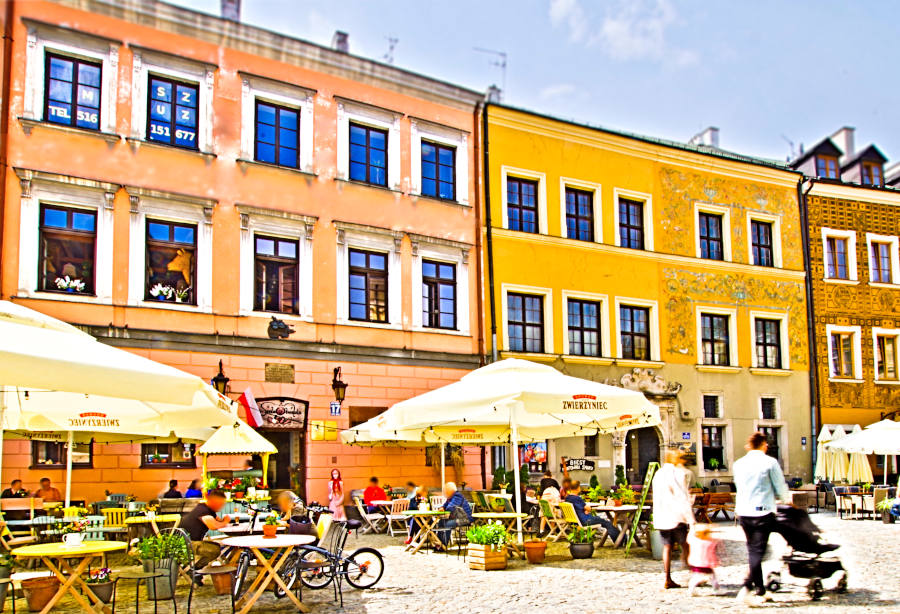 Ogródek Restauracji Sielsko Anielsko w Lublinie