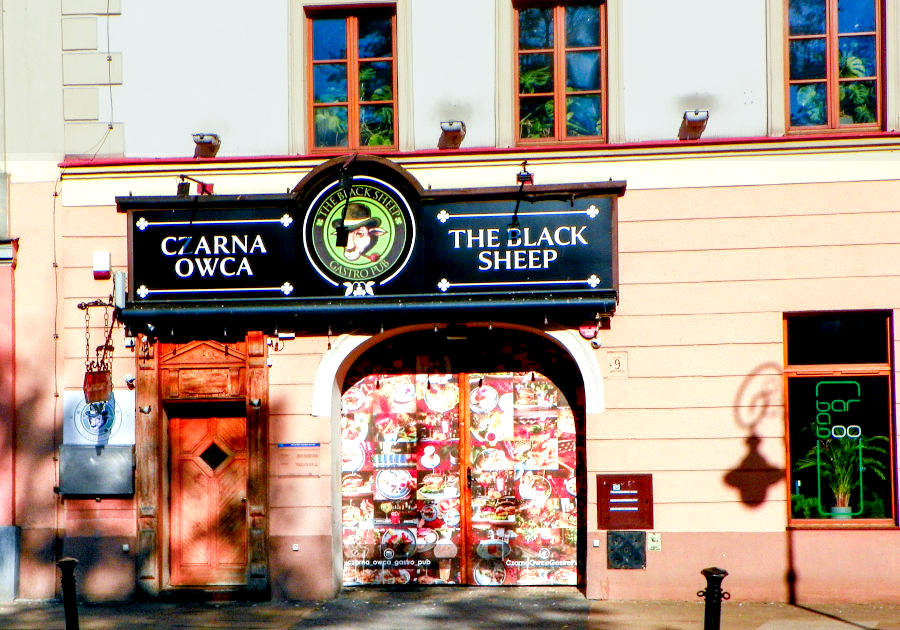 Czarna Owca Gastro Pub w Lublinie, przy ul. Prezydenta Gabriela Narutowicza - zdjęcie do galerii