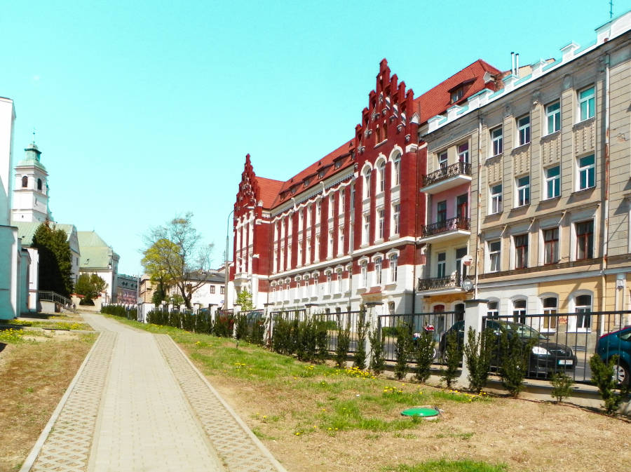 Widok na ul.Bernardyńską w Lublinie