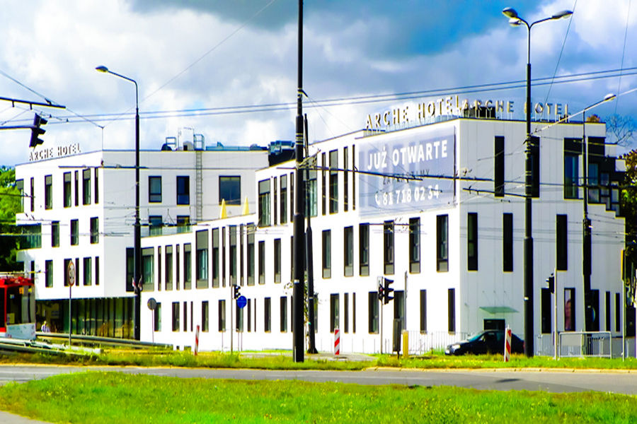 Arche Hotel Lublin z daleka - zdjęcie do galerii