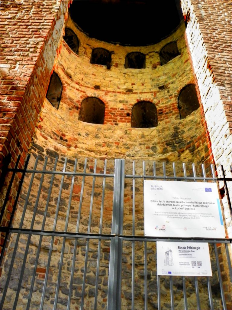 Wnętrze Baszty Gotyckiej w Lublinie