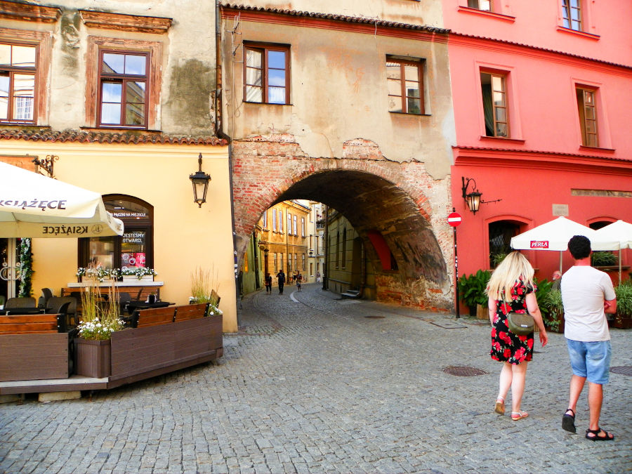 Brama Rybna w Lublinie, tuż przy restauracji Małe Indie - zdjęcie do galerii