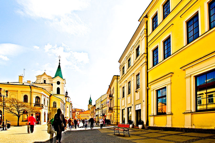 Otoczenie architektoniczne Hotelu Vanilla w Lublinie - zdjęcie do galerii