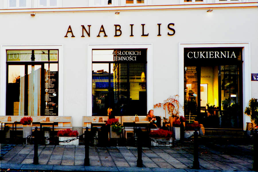 Cukiernia i lodziarnia Anabilis w Lublinie, na zdjęciu z bliska do galerii