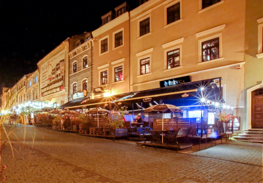 Ulica Grodzka w Lublinie, z Irish Pub U Szewca - zdjęcie do galerii