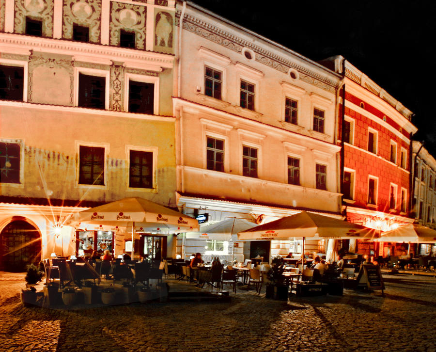 Akwarela Cafe w Lublinie na zdjęciu do menu