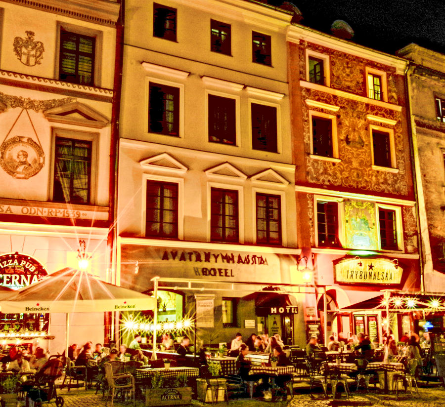 Kamienica Rynek 4 w Lublinie z Trybunalska City Pub - zdjęcie do menu restauracji