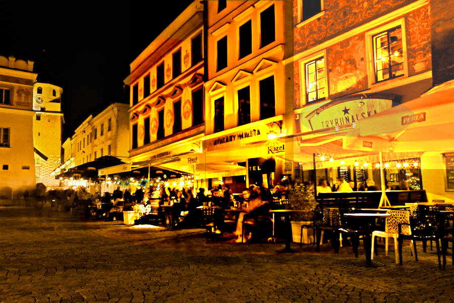 Trybunalska City Pub w Lublinie, w pasażu restauracyjnych ogródków - zdjęcie do menu