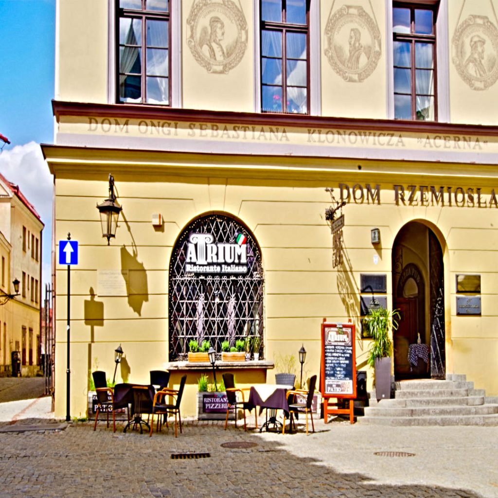 Restauracja Atrium Ristorante Italiano przy Rynek 2 w Lublinie - zdjęcie do menu